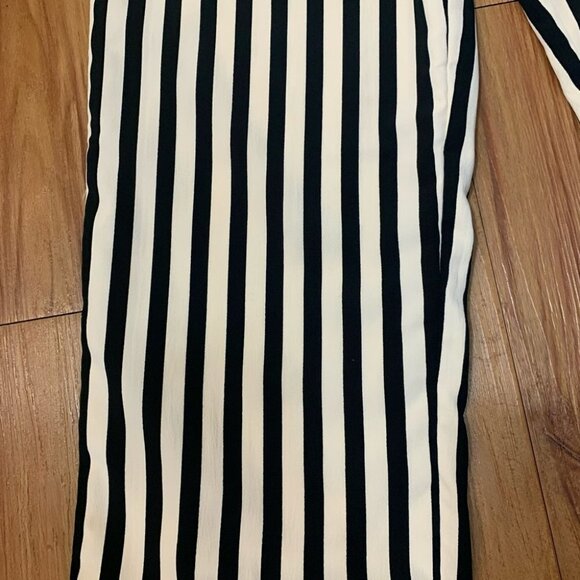 REVOLVE AMUSE SOCIETY Black Stripe Crop Trousers - Picture 9 of 16